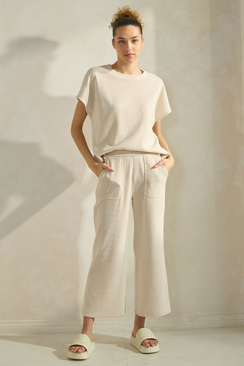 Women's Textured Lounge Corduroy Set