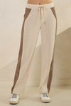 Plus Size Duo Tone Corduroy Pullover & Pant Set
