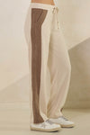 Plus Size Duo Tone Corduroy Pullover & Pant Set