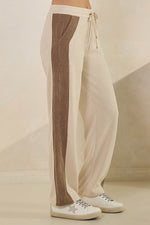 Plus Size Duo Tone Corduroy Pullover & Pant Set