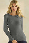 Comfort Chic Ribbed Long Sleeve Top
