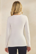 Plus Size Comfort Chic Ribbed Long Sleeve Top
