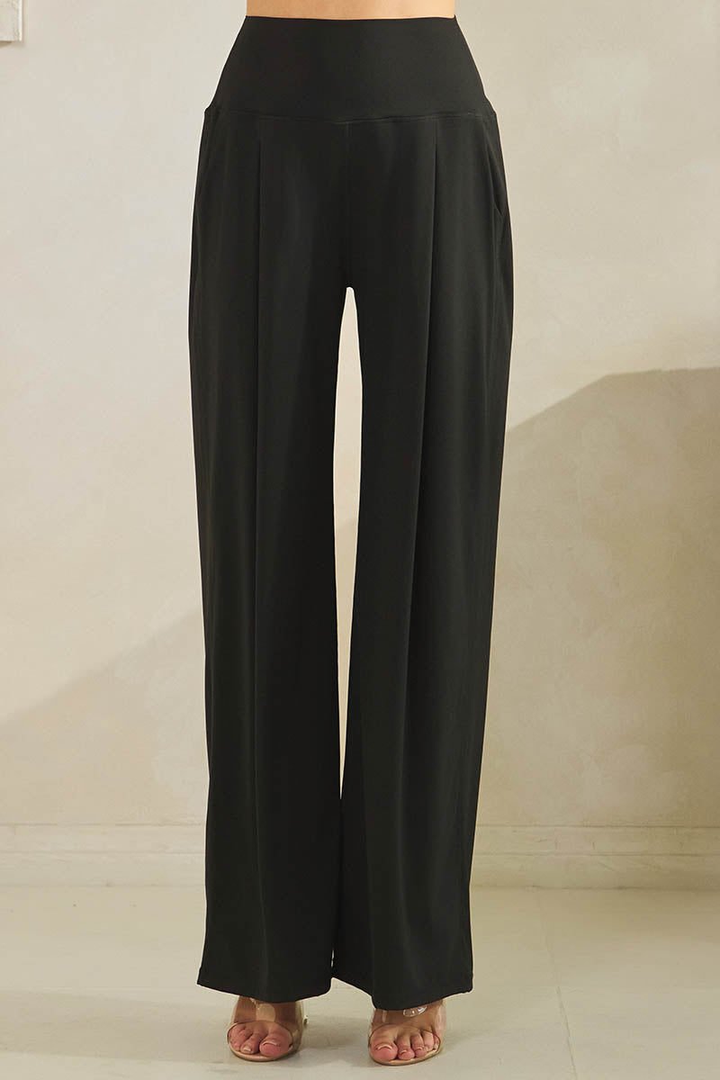 Comfort Move Active Wide Leg Pants w/Pockets