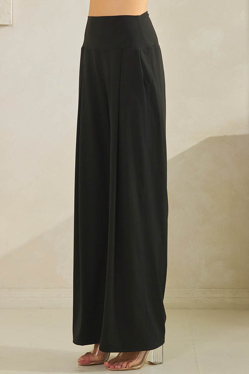 Comfort Move Active Wide Leg Pants w/Pockets
