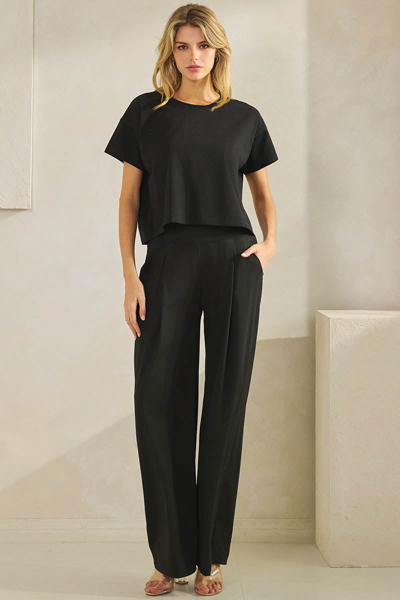 Comfort Move Active Wide Leg Pants w/Pockets