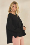 Plus Size Women’s Chic Spirit Oversized Top