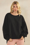 Plus Size Women’s Chic Spirit Oversized Top