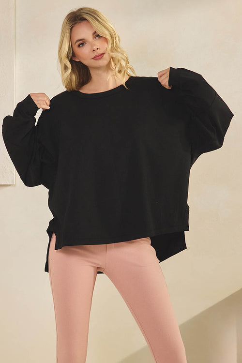 Plus Size Women’s Chic Spirit Oversized Top