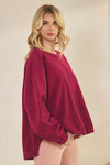 Plus Size Women’s Chic Spirit Oversized Top