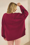 Plus Size Women’s Chic Spirit Oversized Top