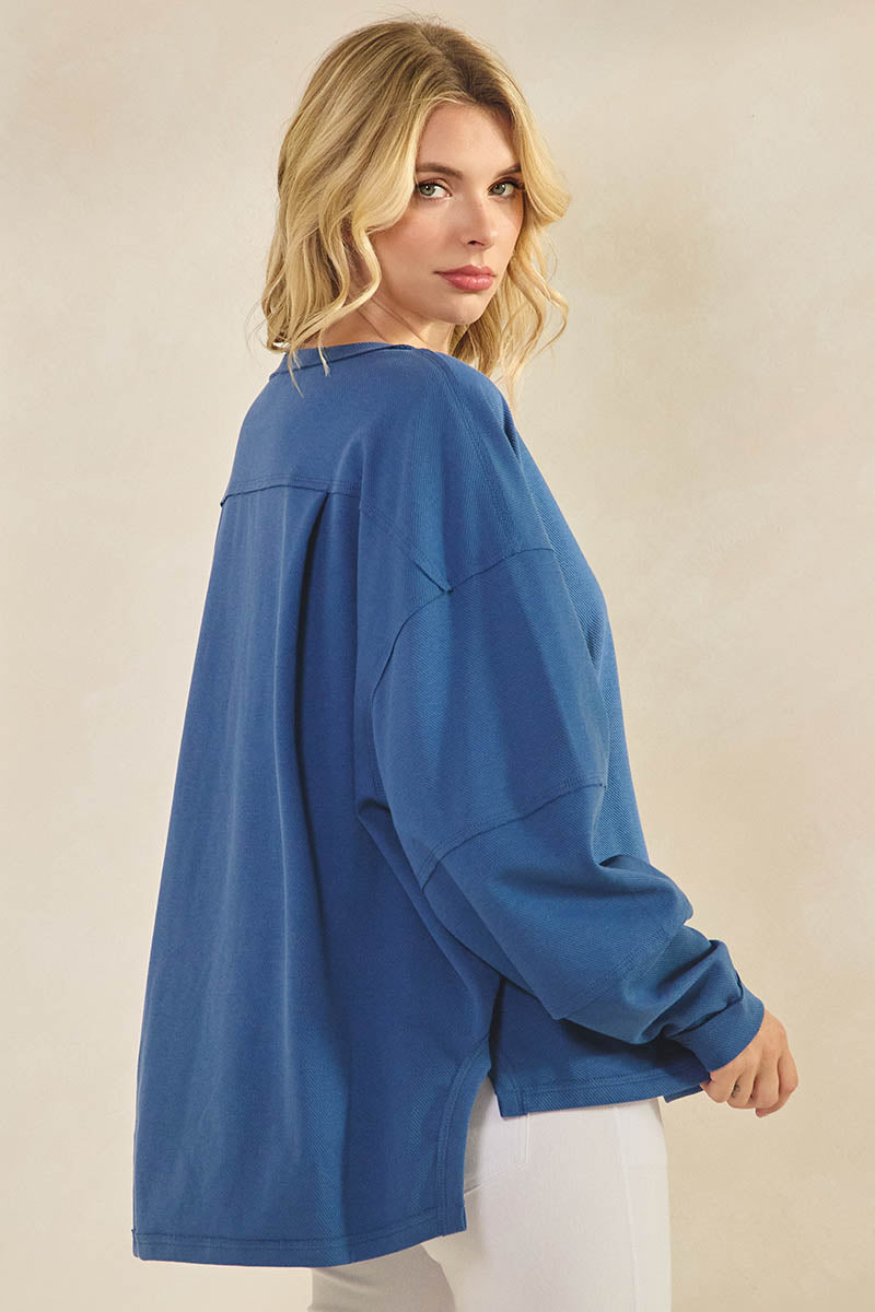 Plus Size Women’s Chic Spirit Oversized Top