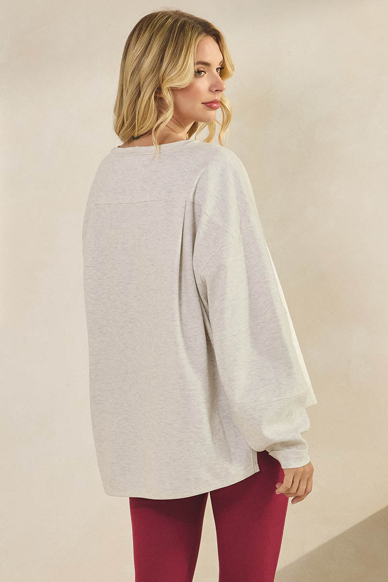 Plus Size Women’s Chic Spirit Oversized Top