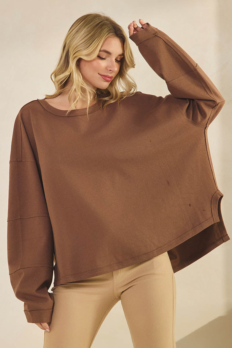 Plus Size Women’s Chic Spirit Oversized Top