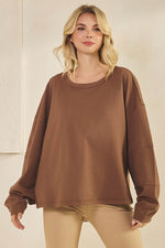 Plus Size Women’s Chic Spirit Oversized Top