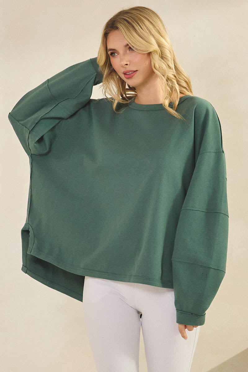 Plus Size Women’s Chic Spirit Oversized Top