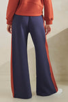 Comfort Drape Two Tone Wide Leg Pants