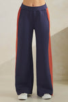 Comfort Drape Two Tone Wide Leg Pants