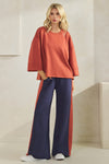 Comfy & Chic Relaxed Fit Top and Pants Set