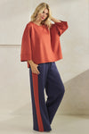 Comfy & Chic Relaxed Fit Top and Pants Set