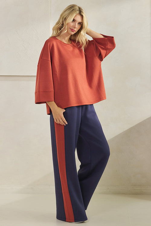 Comfy & Chic Relaxed Fit Top and Pants Set