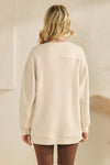 Plus Size Women’s Soft Cotton Modal Long Sleeve Top