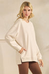 Plus Size Women’s Soft Cotton Modal Long Sleeve Top