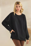Plus Size Women’s Soft Cotton Modal Long Sleeve Top