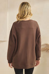 Plus Size Women’s Soft Cotton Modal Long Sleeve Top