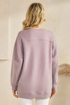 Plus Size Women’s Soft Cotton Modal Long Sleeve Top