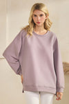 Plus Size Women’s Soft Cotton Modal Long Sleeve Top