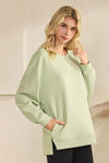 Plus Size Women’s Soft Cotton Modal Long Sleeve Top