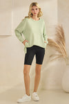 Plus Size Women’s Soft Cotton Modal Long Sleeve Top