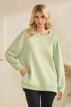 Plus Size Women’s Soft Cotton Modal Long Sleeve Top