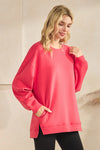 Plus Size Women’s Soft Cotton Modal Long Sleeve Top