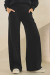 Plus Size Comfort Drape Wide Leg Pants