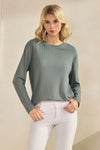 Women’s Flow Fit Banded Long Sleeve Top
