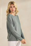 Women’s Flow Fit Banded Long Sleeve Top