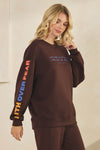 Plus Size Faith Over Fear  Pullover Sweatshirt