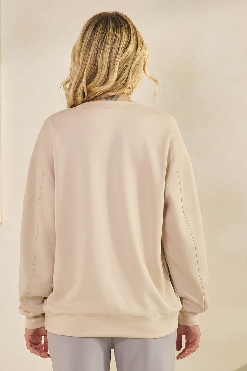 Plus Size Faith Over Fear  Pullover Sweatshirt