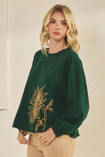Plus Size Weekend Flow Art Print Cotton Top
