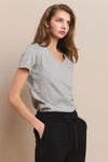 V-Neck Cotton T-Shirt