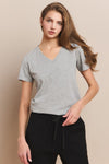 V-Neck Cotton T-Shirt