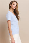 V-Neck Cotton T-Shirt