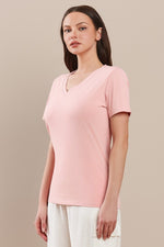 V-Neck Cotton T-Shirt