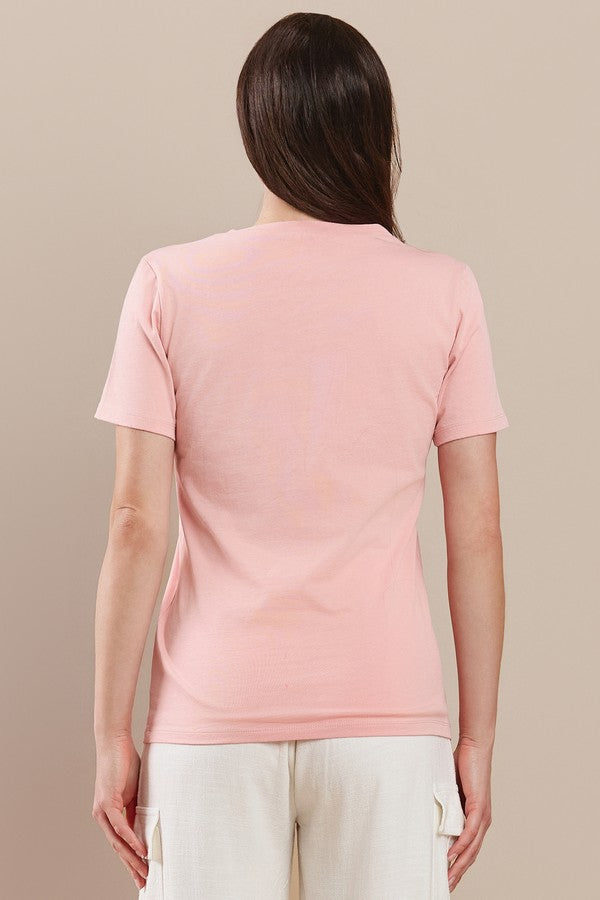 V-Neck Cotton T-Shirt