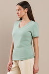 V-Neck Cotton T-Shirt