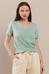 V-Neck Cotton T-Shirt