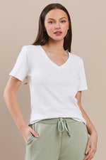 V-Neck Cotton T-Shirt