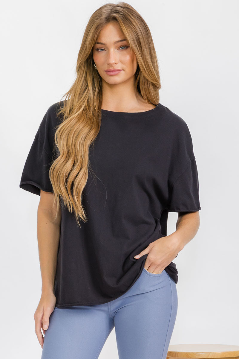 Women’s Rebel Raw Edge Oversized Tee