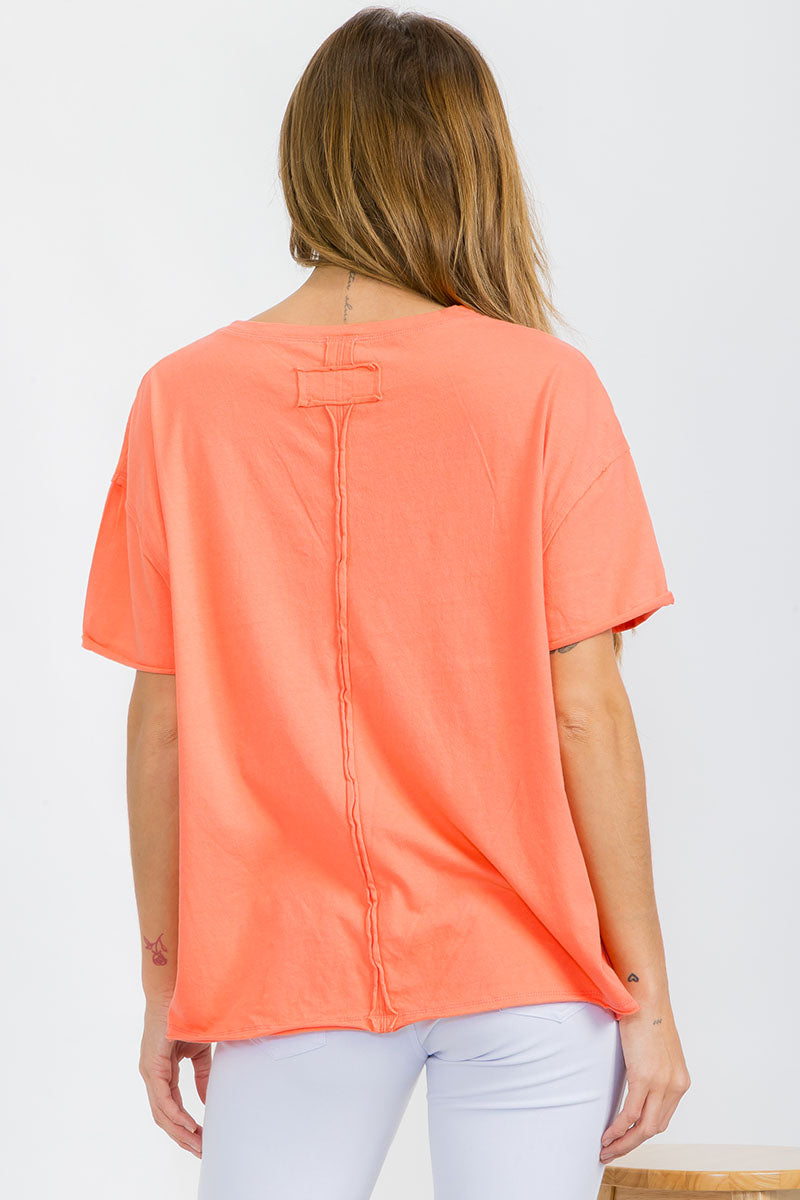 Women’s Rebel Raw Edge Oversized Tee